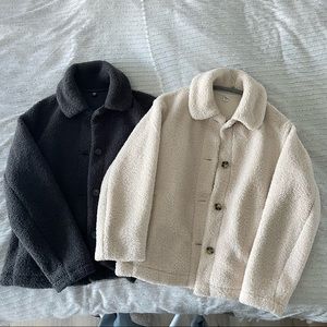 Uniqlo Teddy Fleece Short Coat